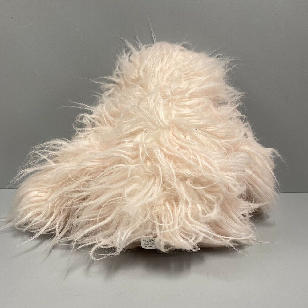 Hobby Lobby Pink Furry Sloth Stuffed Plush 18" Sequin belly. - Picture 5 of 7